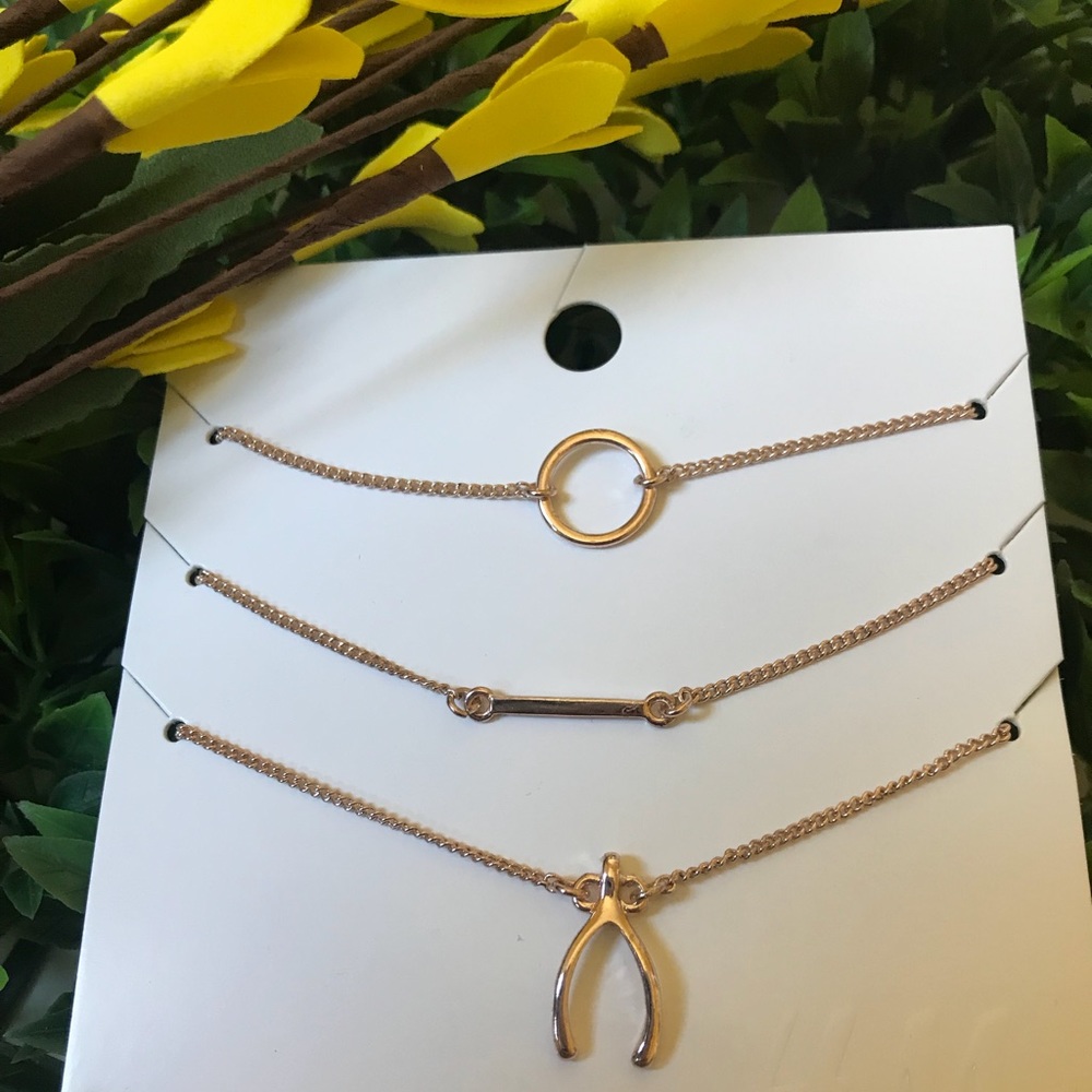 🍩3/$25 H&M wishbone bracelet set - Picture 4 of 5
